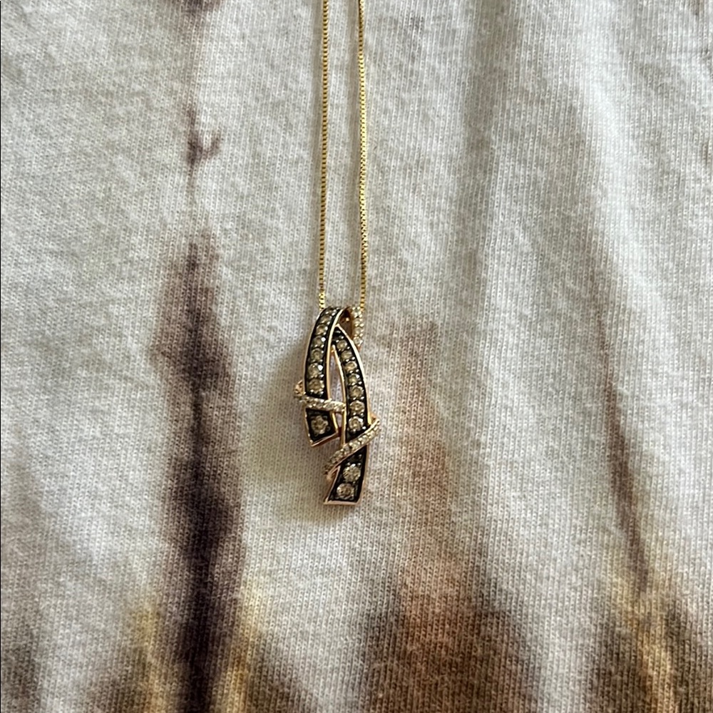 Levian Gold and Chocolate Diamond Pendant